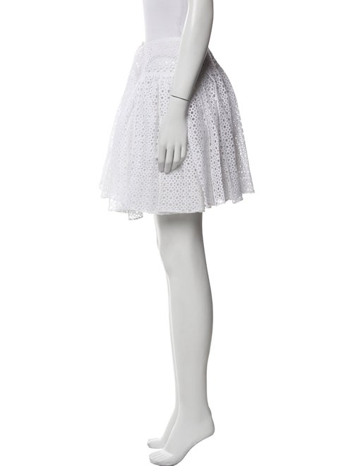 Alaïa Embroidered Accent Mini Skirt