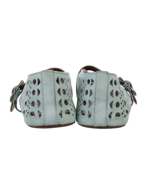 Alaïa Vienne Suede Mary Jane Flats