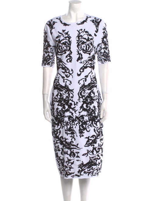Alaïa Printed Midi Length Dress