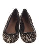Alaïa Ponyhair Animal Print Ballet Flats