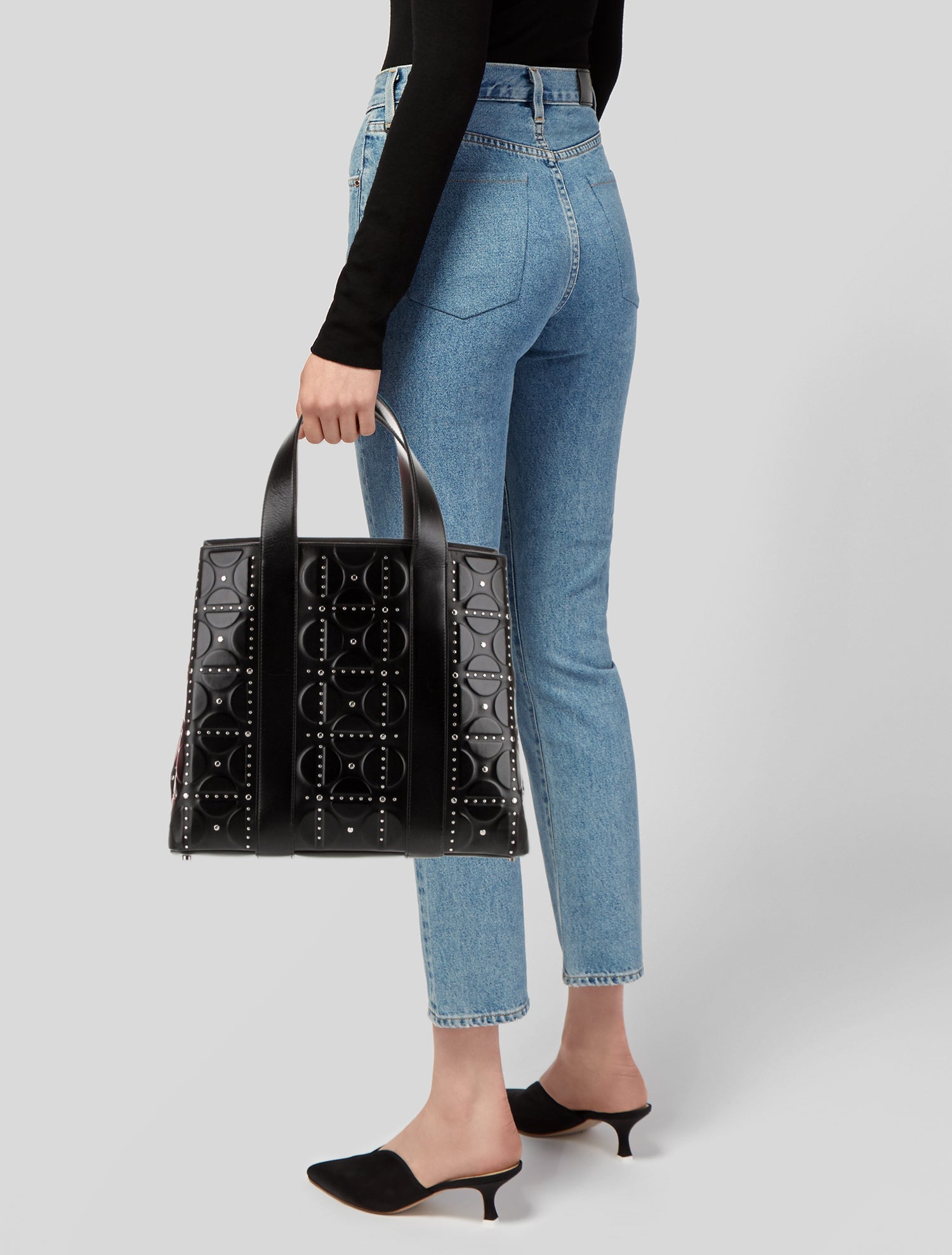 Alaïa Leather Top Handle Bag