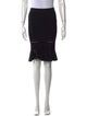 Alaïa Pleated Accents Knee-Length Skirt