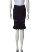 Alaïa Pleated Accents Knee-Length Skirt