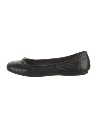 Alaïa Python Animal Print Ballet Flats
