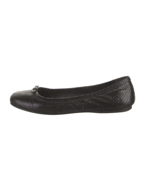 Alaïa Python Animal Print Ballet Flats