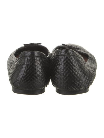 Alaïa Python Animal Print Ballet Flats