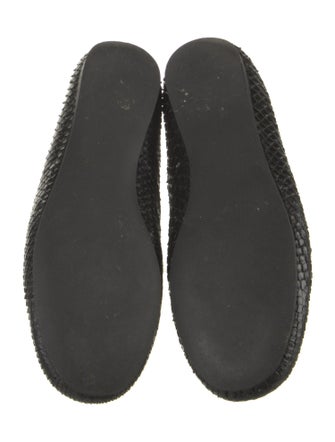 Alaïa Python Animal Print Ballet Flats