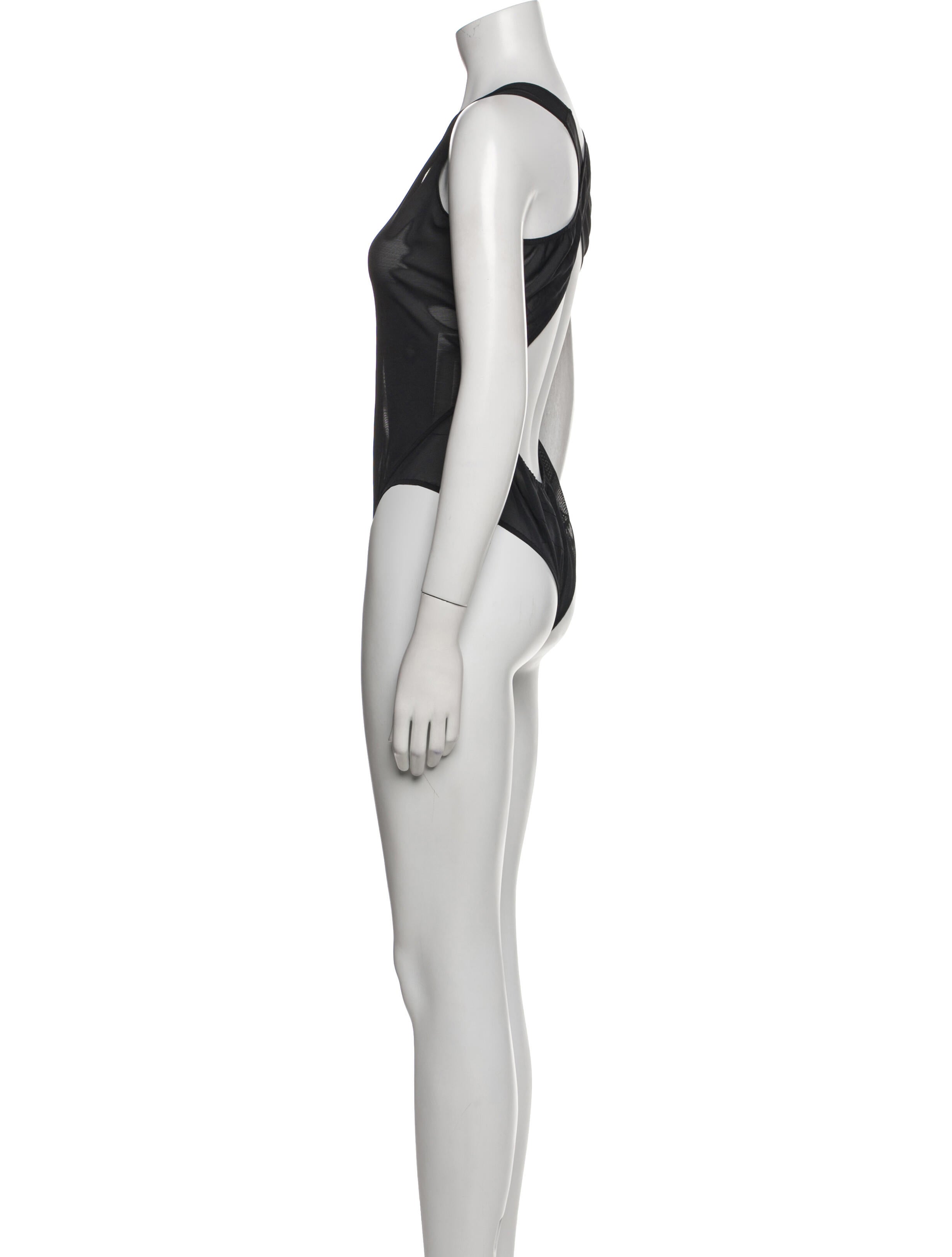 Alaïa Scoop Neck Sleeveless Bodysuit