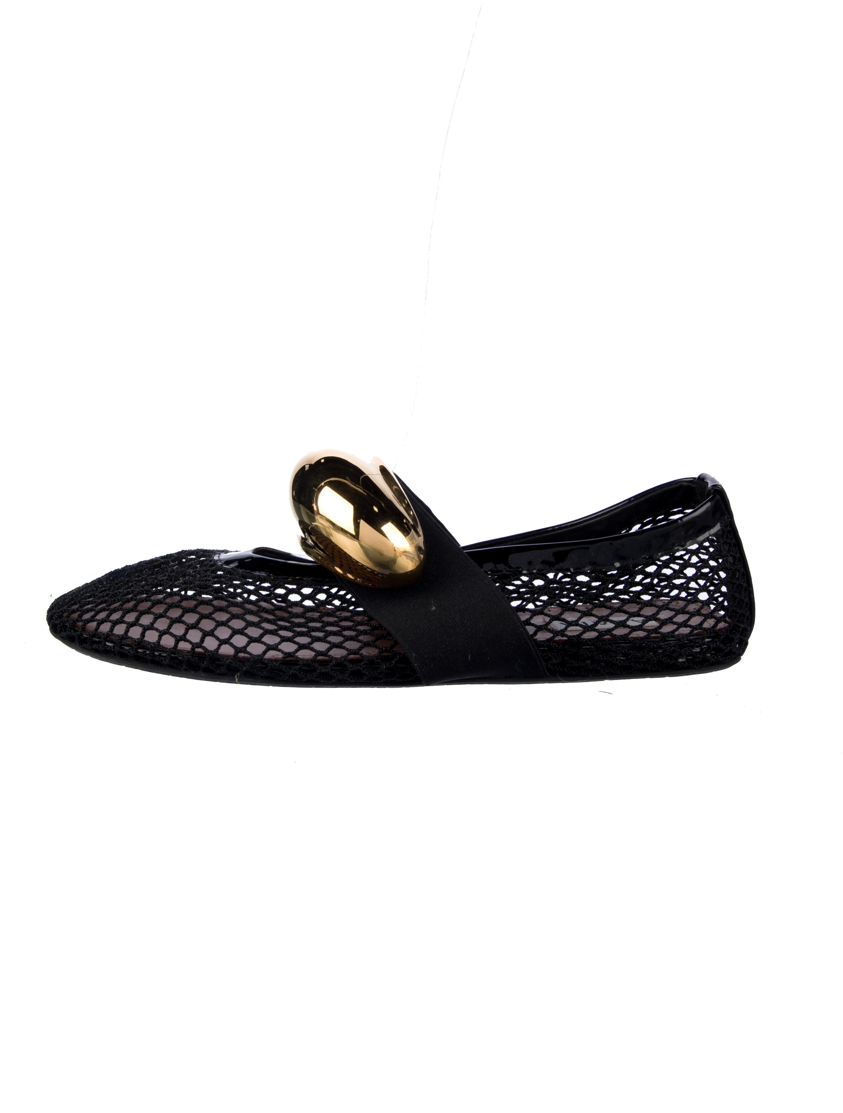 Alaïa Mesh Mary Jane Flats