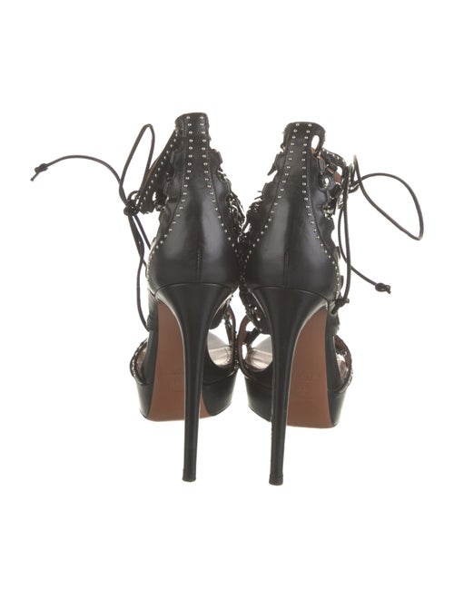 Alaïa Leather T-Strap Pumps