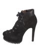 Alaïa Suede Lace-Up Boots