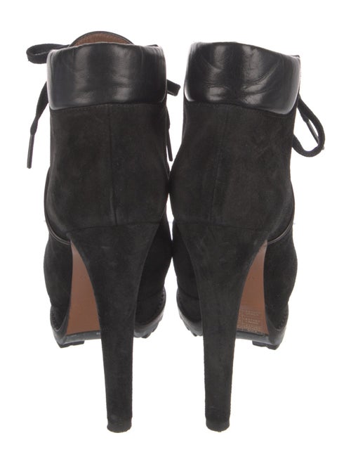 Alaïa Suede Lace-Up Boots