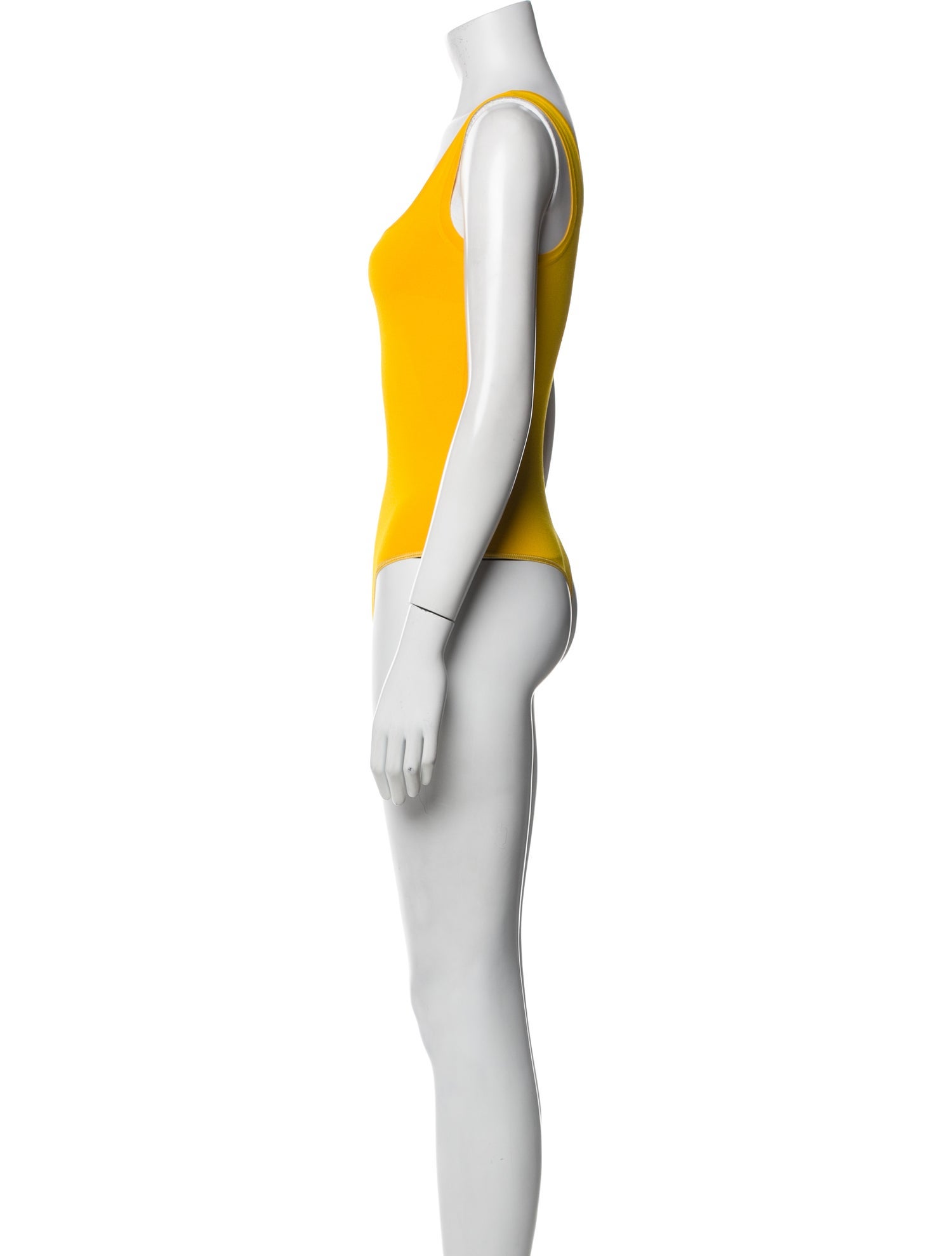 Alaïa Square Neckline Sleeveless Bodysuit