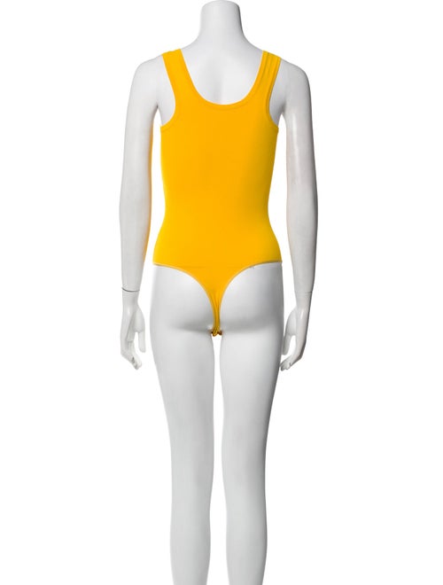 Alaïa Square Neckline Sleeveless Bodysuit