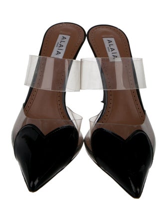 Alaïa Patent Leather Mules