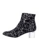 Alaïa Suede Printed Sock Boots