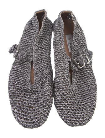 Alaïa Printed Mary Jane Flats