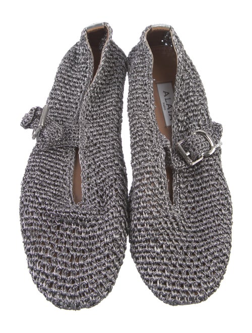 Alaïa Printed Mary Jane Flats