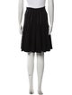 Alaïa Eyelet Trim Knee-Length Skirt