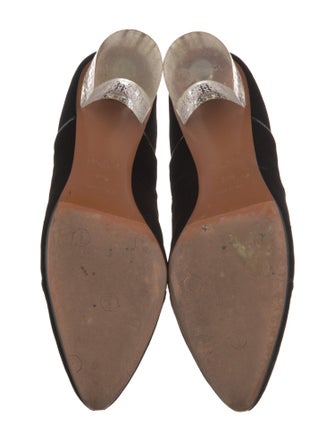 Alaïa Velvet Chelsea Boots