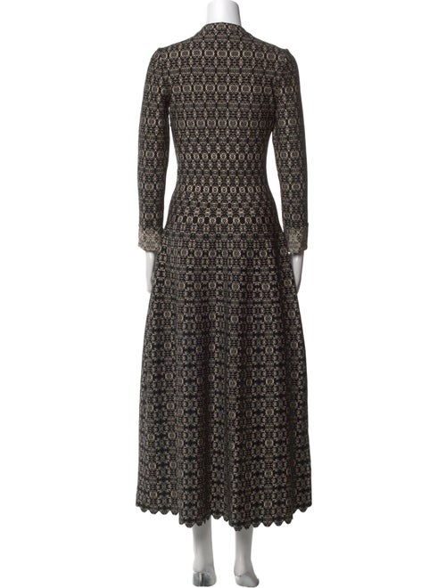 Alaïa Printed Long Dress