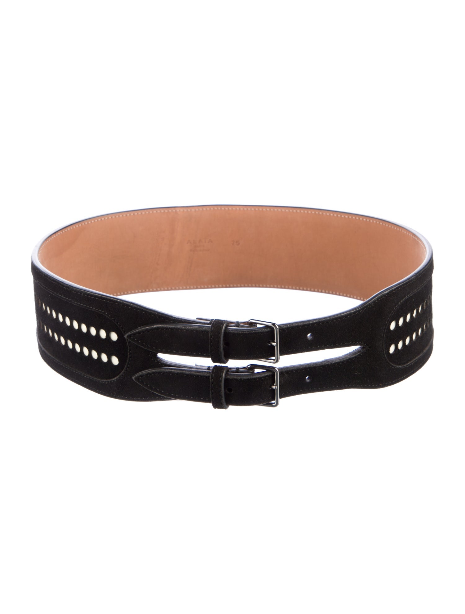 Alaïa Wide Leather Belt