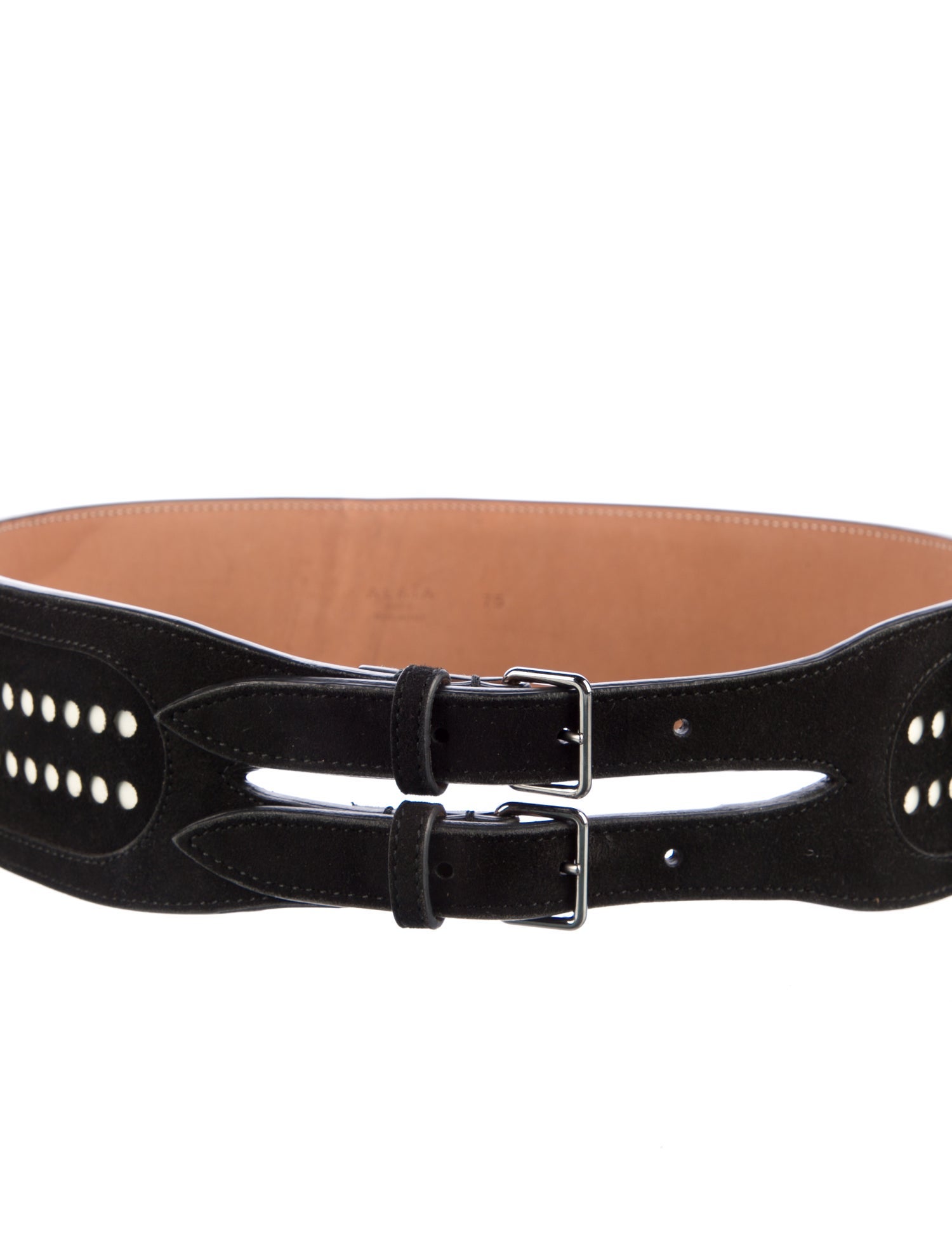 Alaïa Wide Leather Belt