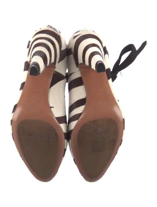 Alaïa Ponyhair Animal Print Pumps