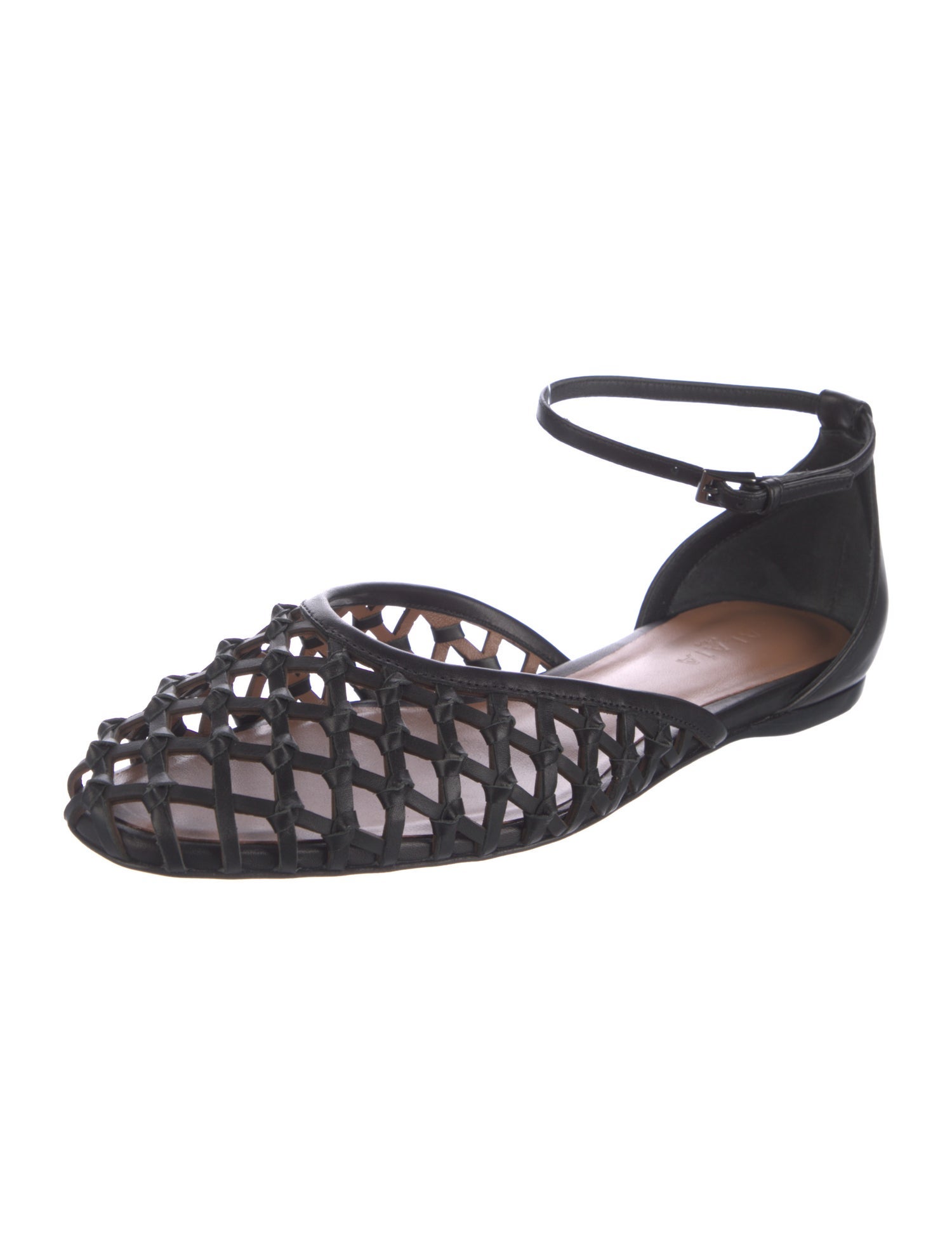 Alaïa Leather D'Orsay Flats