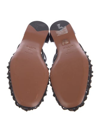 Alaïa Leather D'Orsay Flats