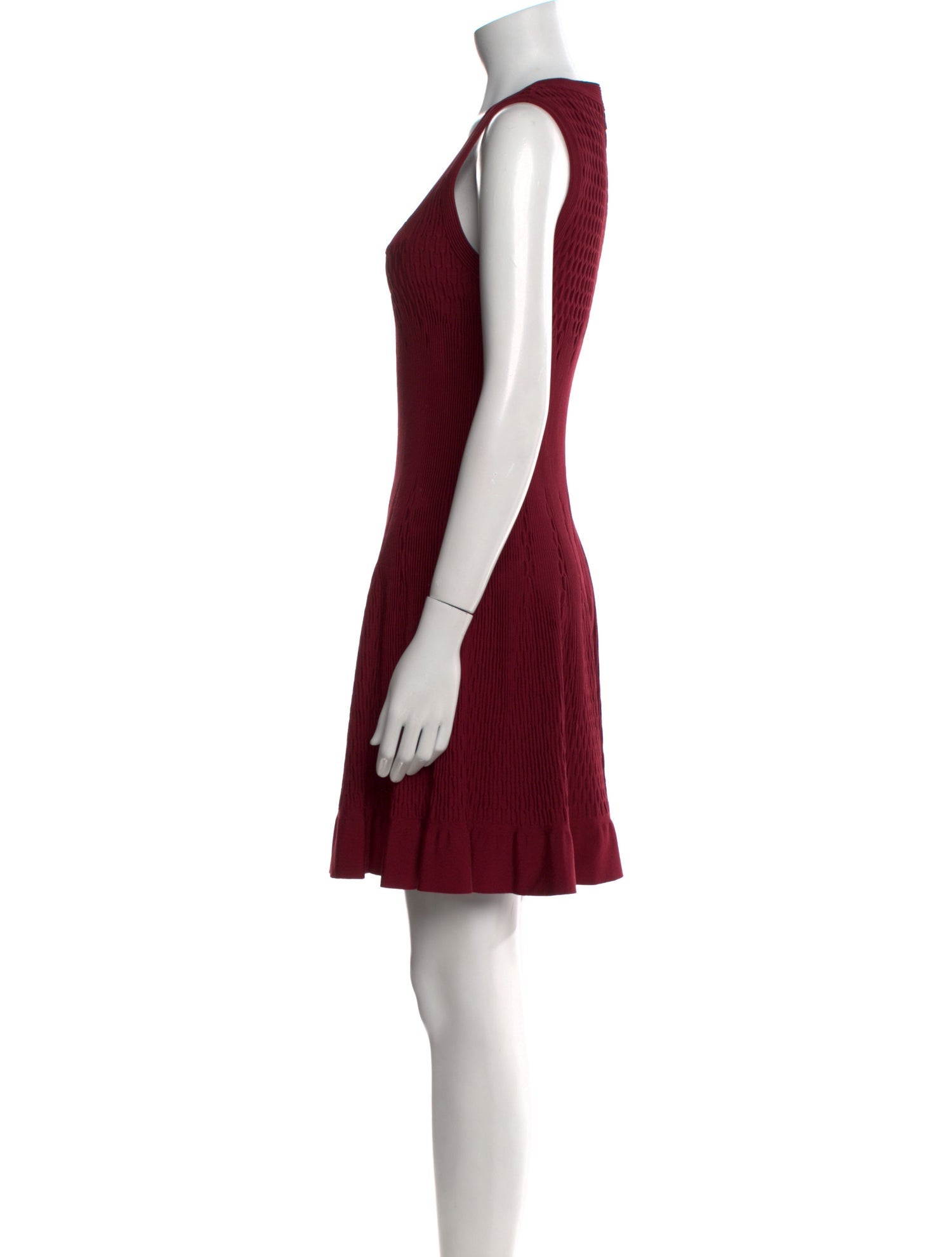 Alaïa Square Neckline Mini Dress