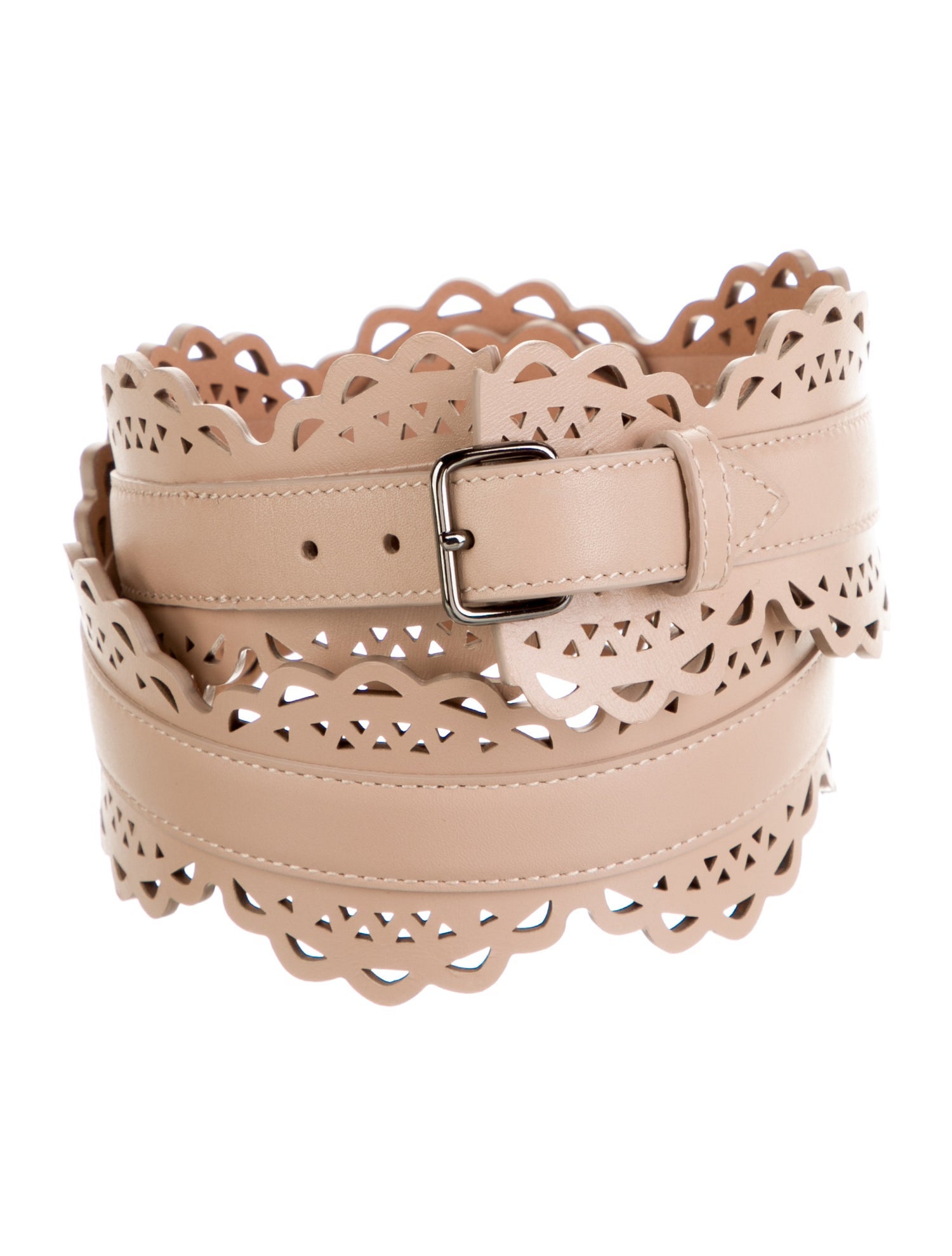 Alaïa Wide Leather Waist Belt w/ Tags