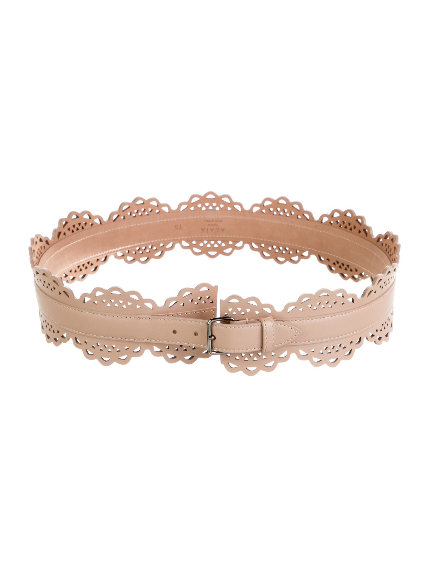 Alaïa Wide Leather Waist Belt w/ Tags