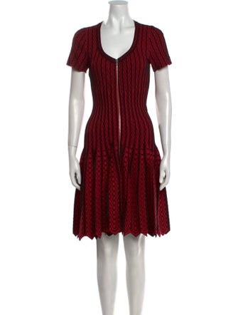 Alaïa Wool Midi Length Dress