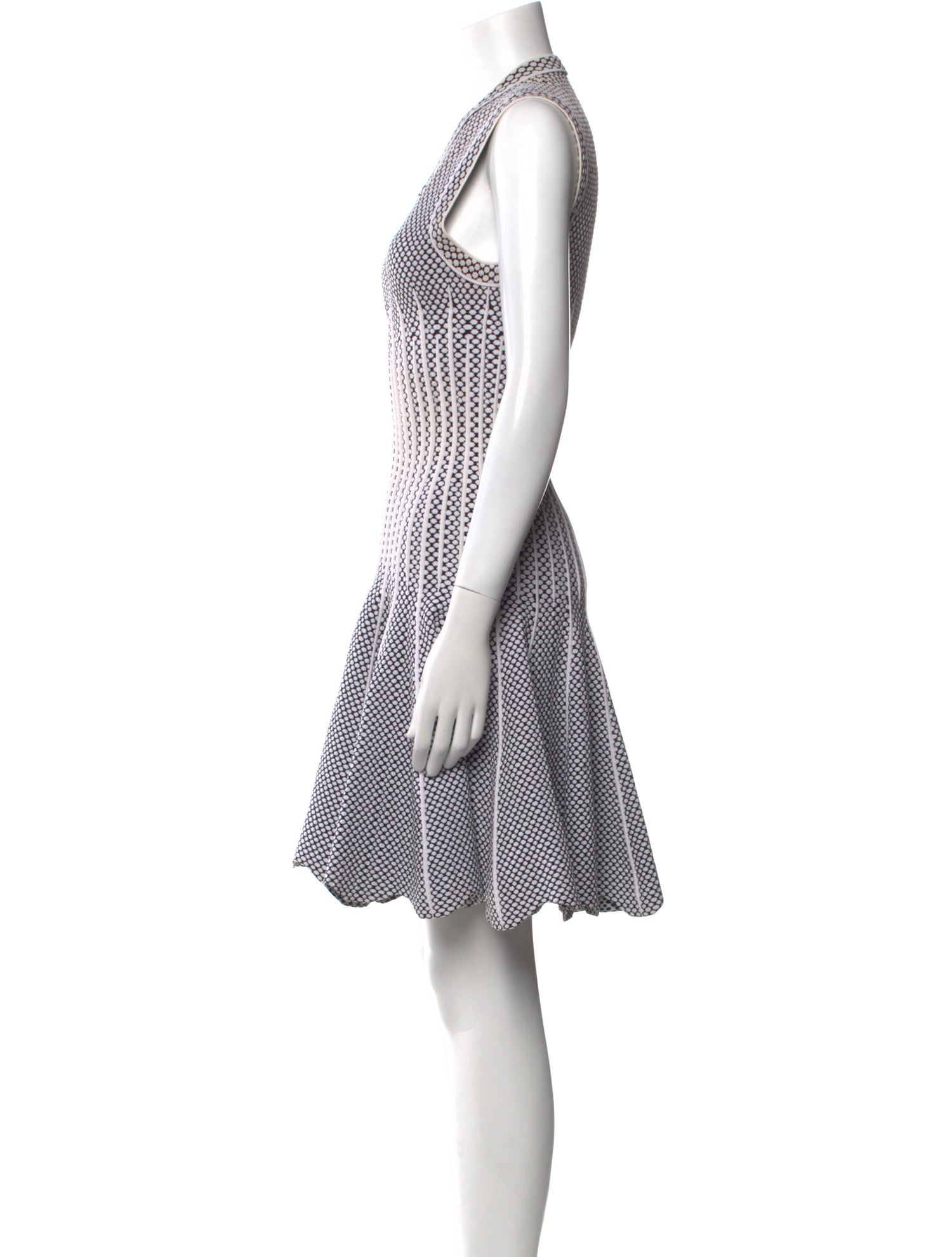 Alaïa Printed Knee-Length Dress