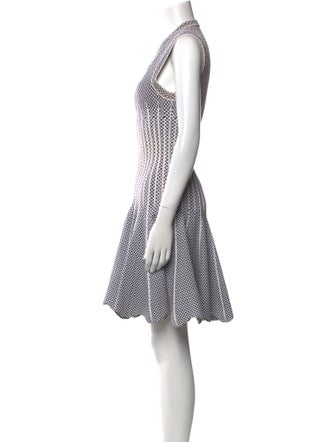 Alaïa Printed Knee-Length Dress