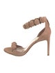 Alaïa Suede Studded Accents Sandals