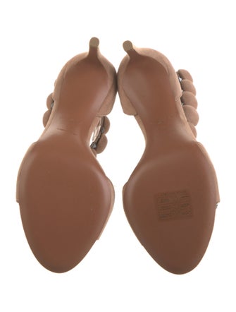 Alaïa Suede Studded Accents Sandals