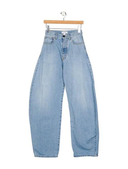 Alaïa High-Rise Wide Leg Jeans