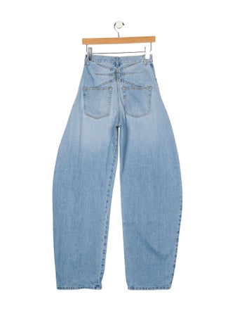 Alaïa High-Rise Wide Leg Jeans