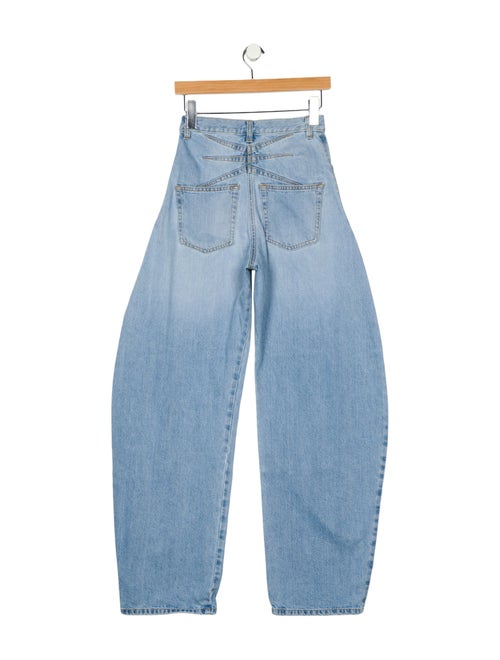 Alaïa High-Rise Wide Leg Jeans