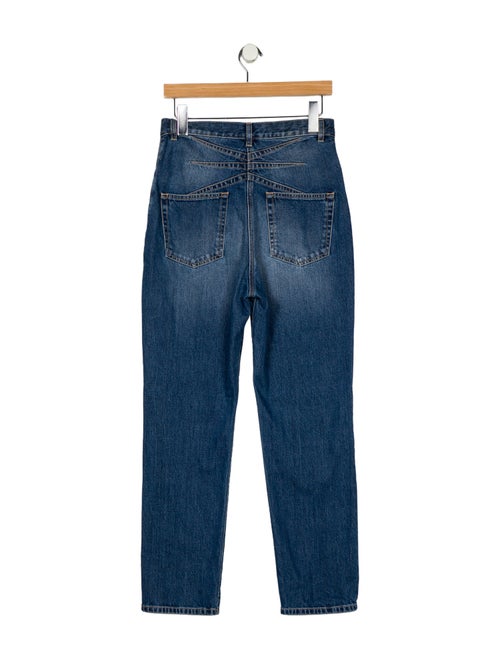 Alaïa High-Rise Straight Leg Jeans