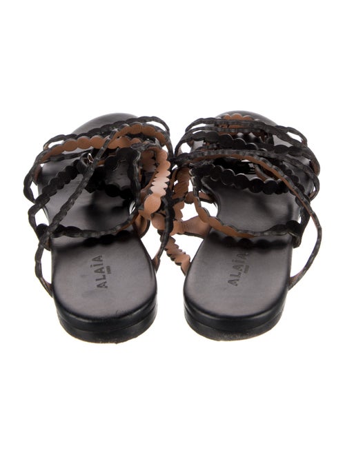 Alaïa Suede Gladiator Sandals