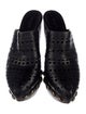 Alaïa Leather Patterned Mules