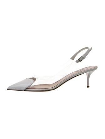 Alaïa Patent Leather Slingback Pumps
