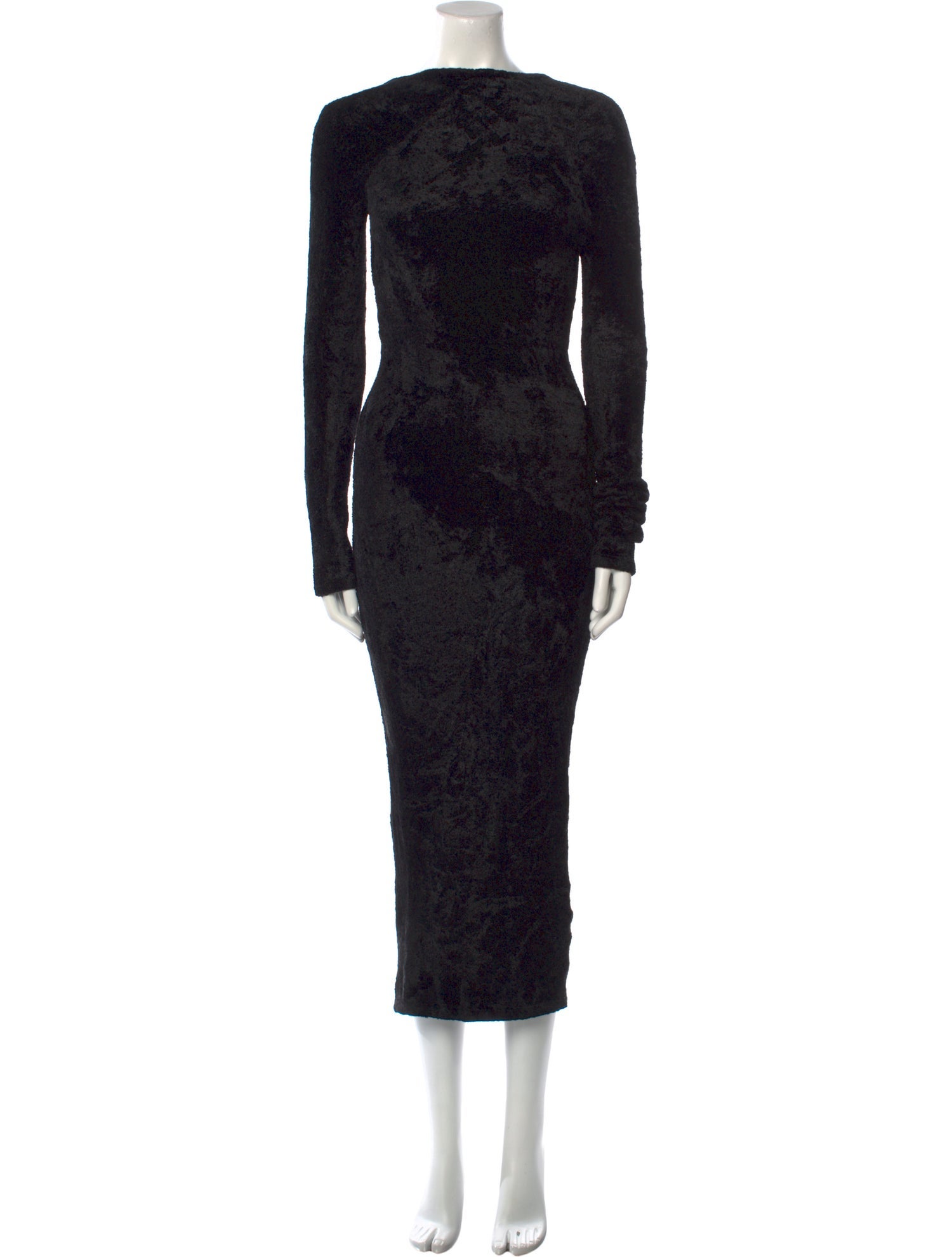 Alaïa Lace Pattern Long Dress