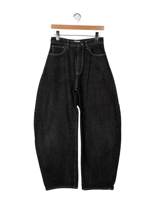 Alaïa High-Rise Wide Leg Jeans