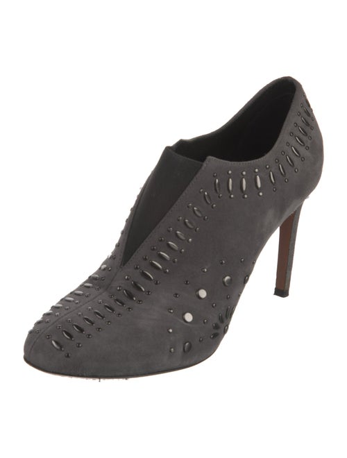 Alaïa Suede Studded Accents Pumps