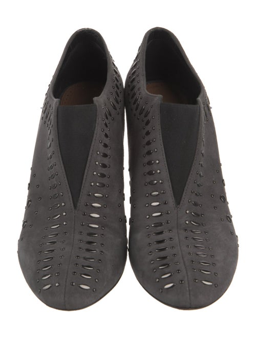 Alaïa Suede Studded Accents Pumps
