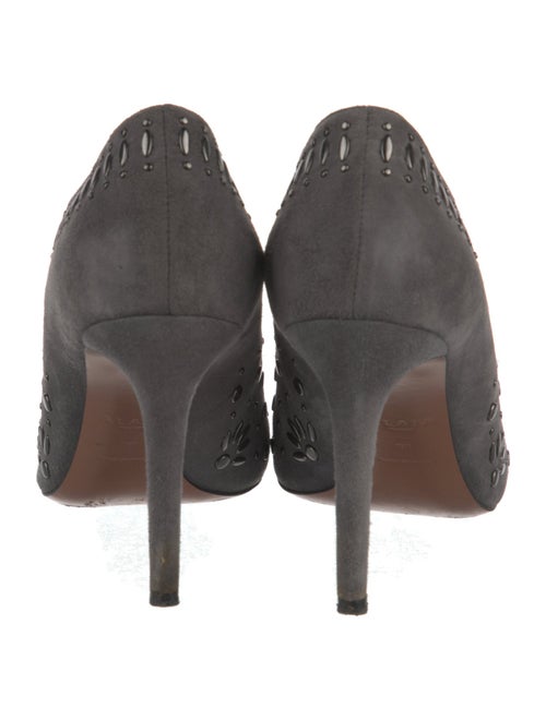 Alaïa Suede Studded Accents Pumps